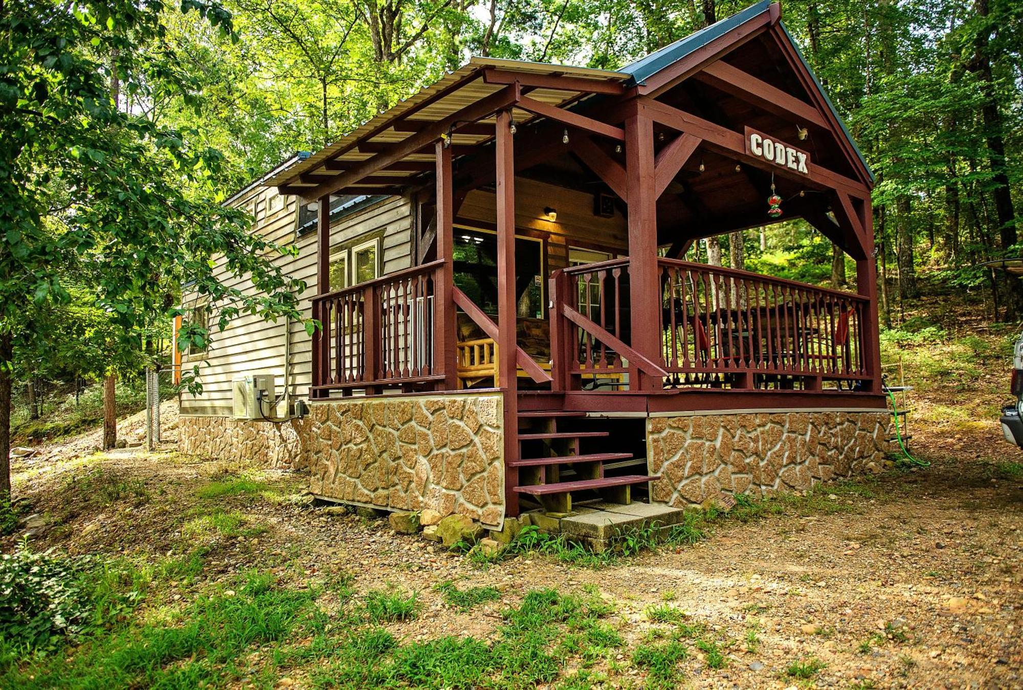The Codex - Parker Creek Bend Cabins Murfreesboro Exteriör bild